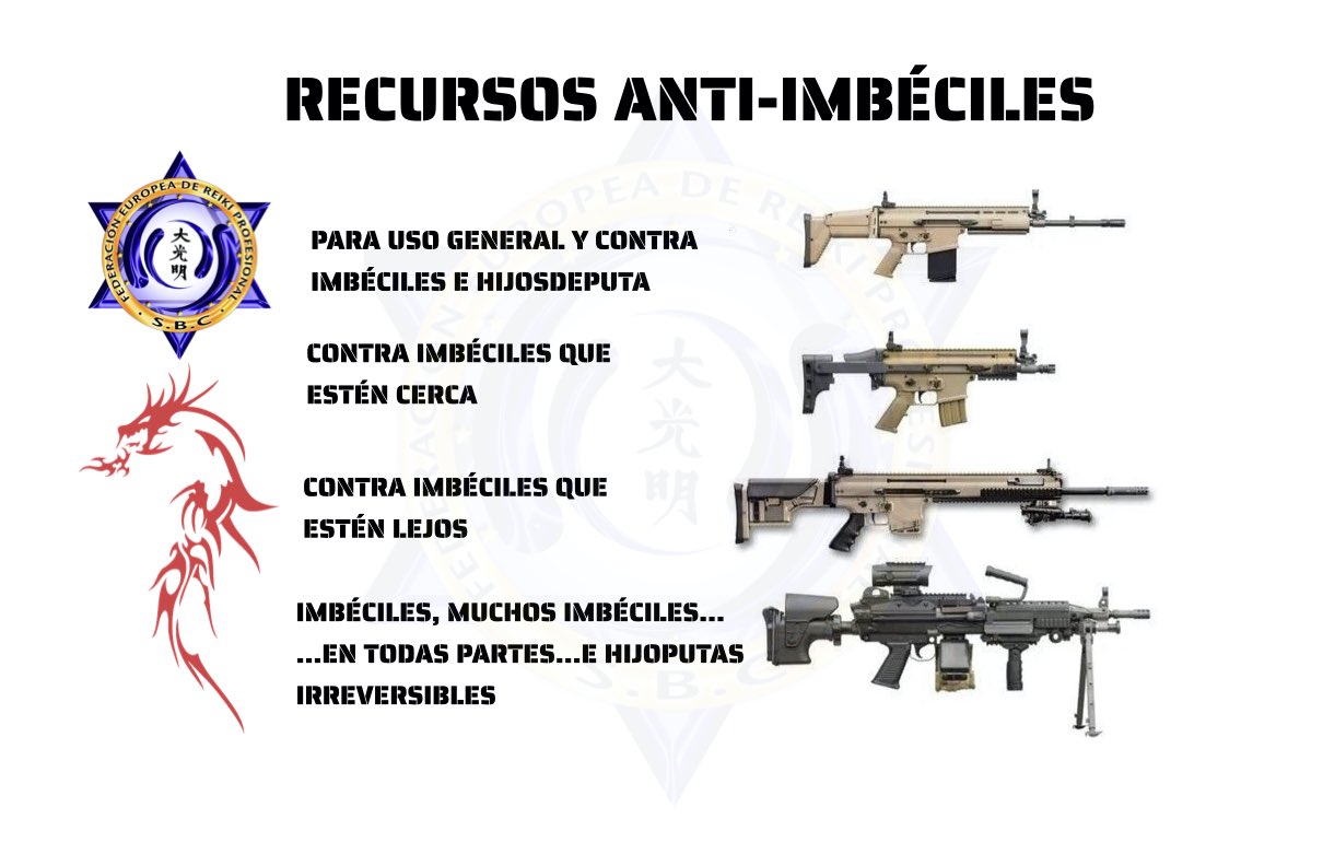 Imbéciles y otras alimañas…