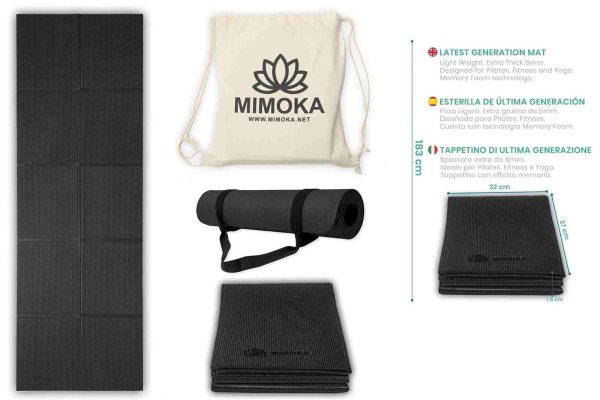 esterilla para yoga, pilates, meditación, fitness, Reiki,